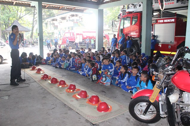 TK MODEL BERKUNJUNG KE BPBD KOTA YOGYAKARTA