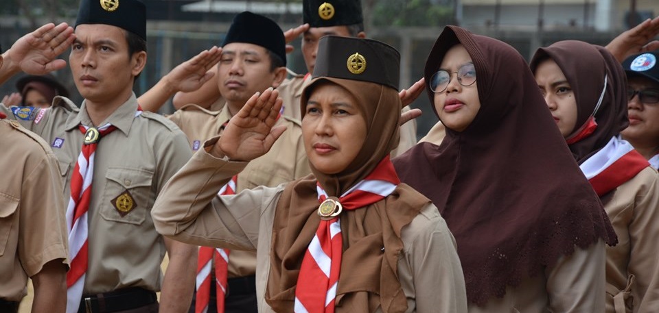 UPACARA HUT PRAMUKA KE 58