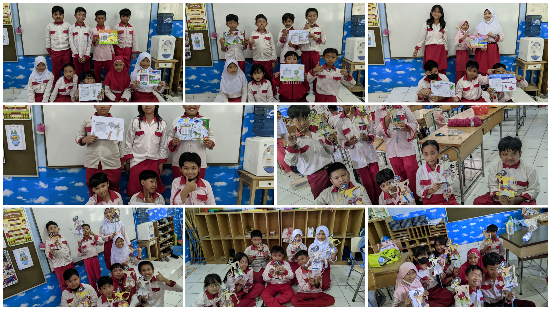 MENGHIAS KALENDER DENGAN FLORA DAN FAUNA ENDEMIK INDONESIA SERTA MEMBUAT WAYANG