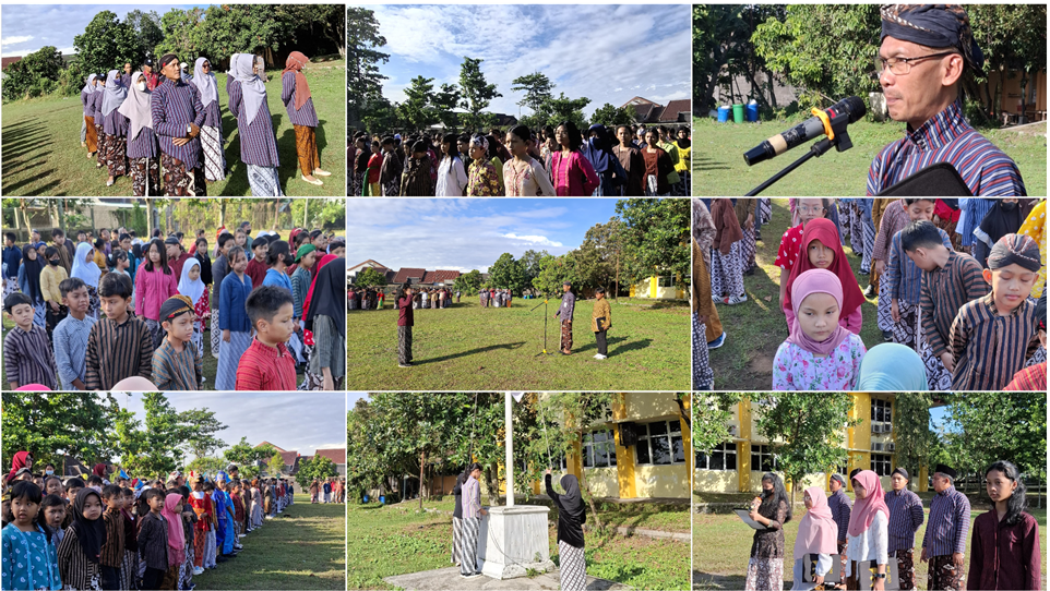 TK dan SD Model Sleman Laksanakan Upacara Hardiknas 2025 dengan Khidmat dan Nuansa Budaya