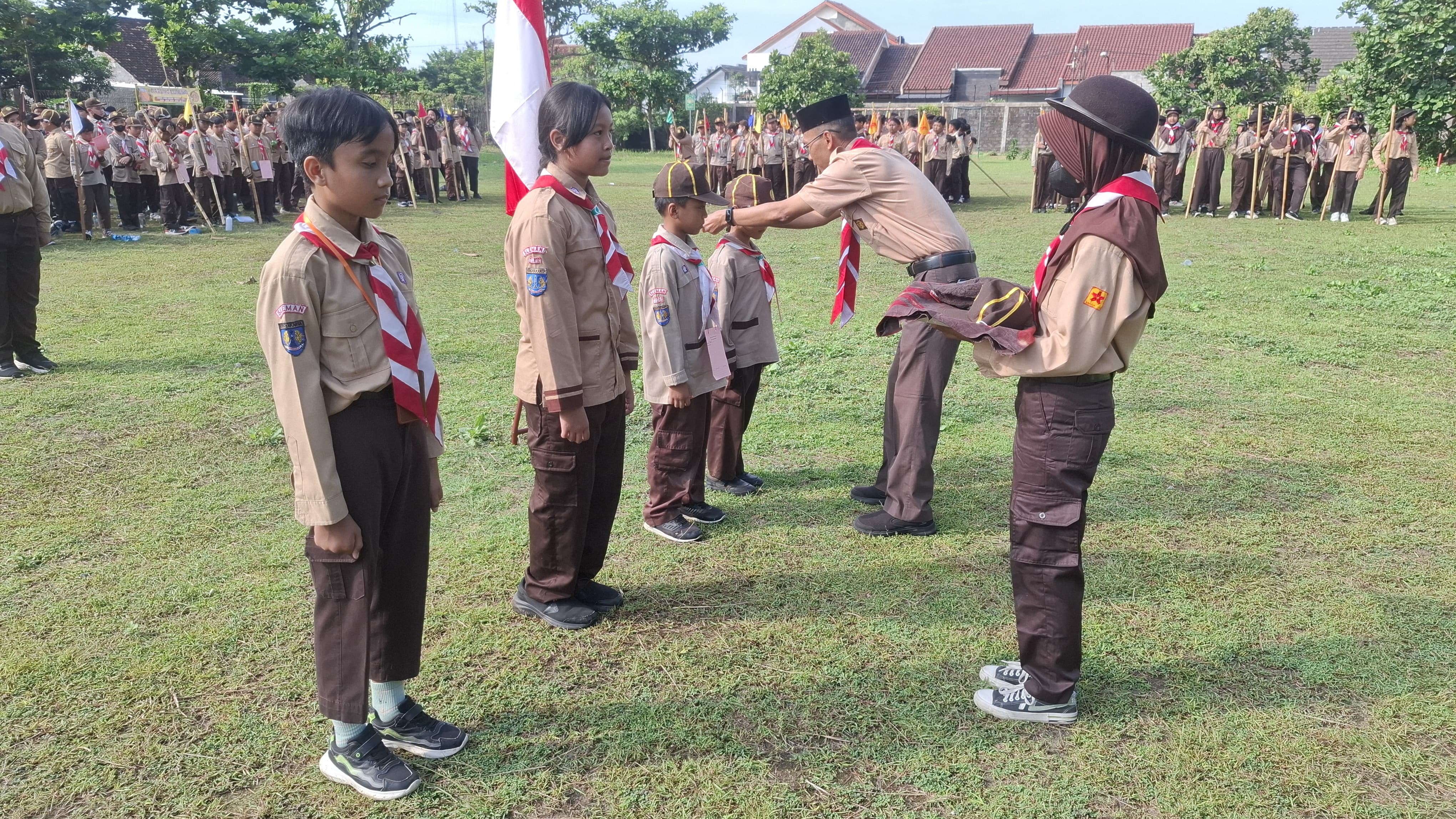 Pembukaan Pesta Siaga dan Perkemahan Meriahkan SD Model Sleman