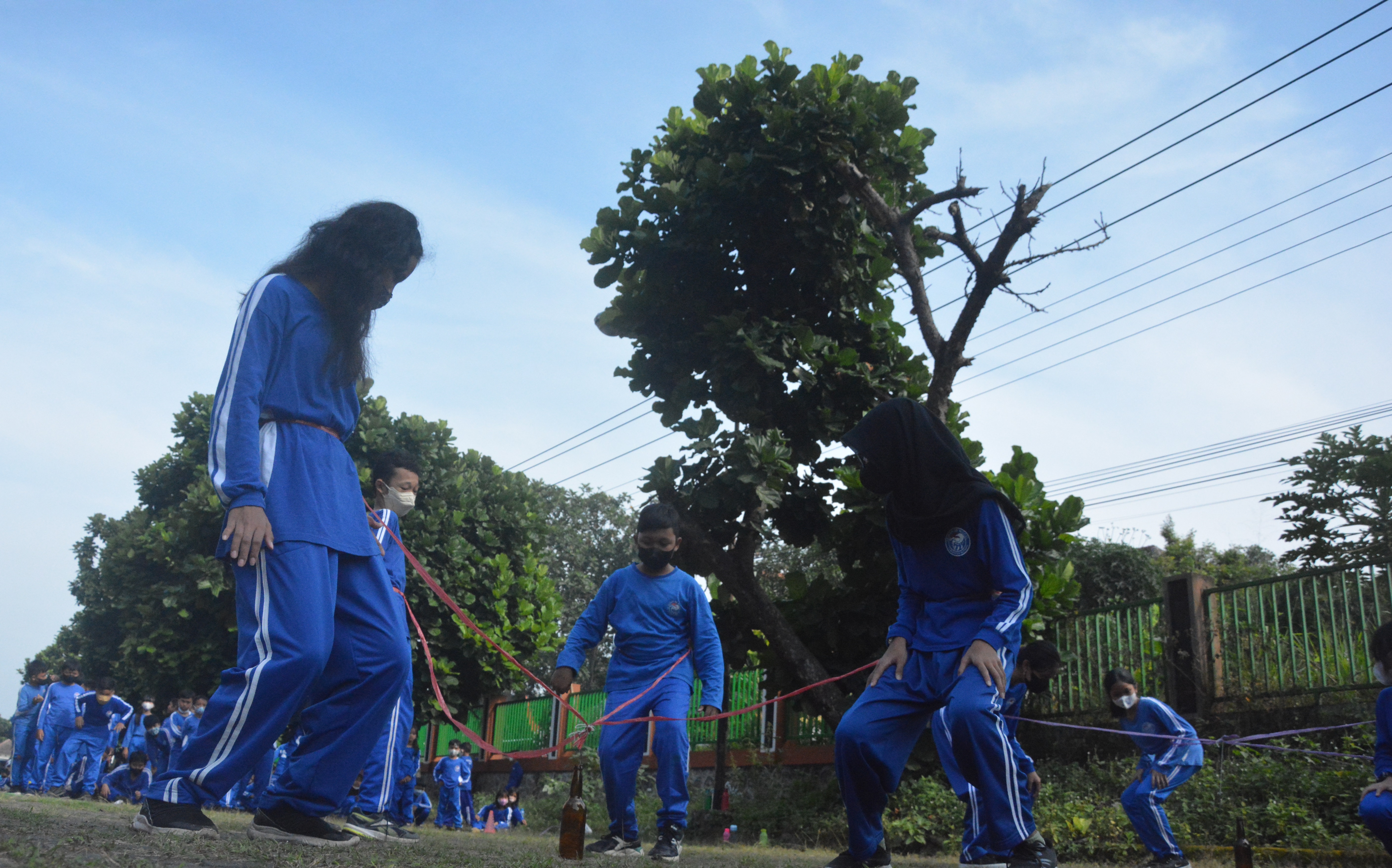 KEMERIAHAN HUT RI KE 77 DI TK DAN SD MODEL SLEMAN
