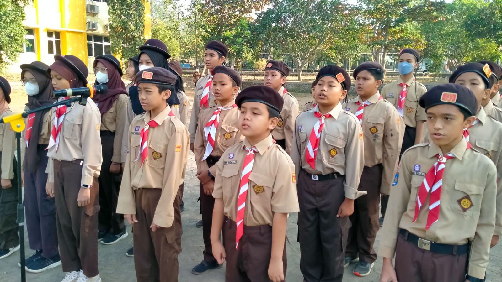 UPACARA PERINGATAN HARI PRAMUKA KE 62